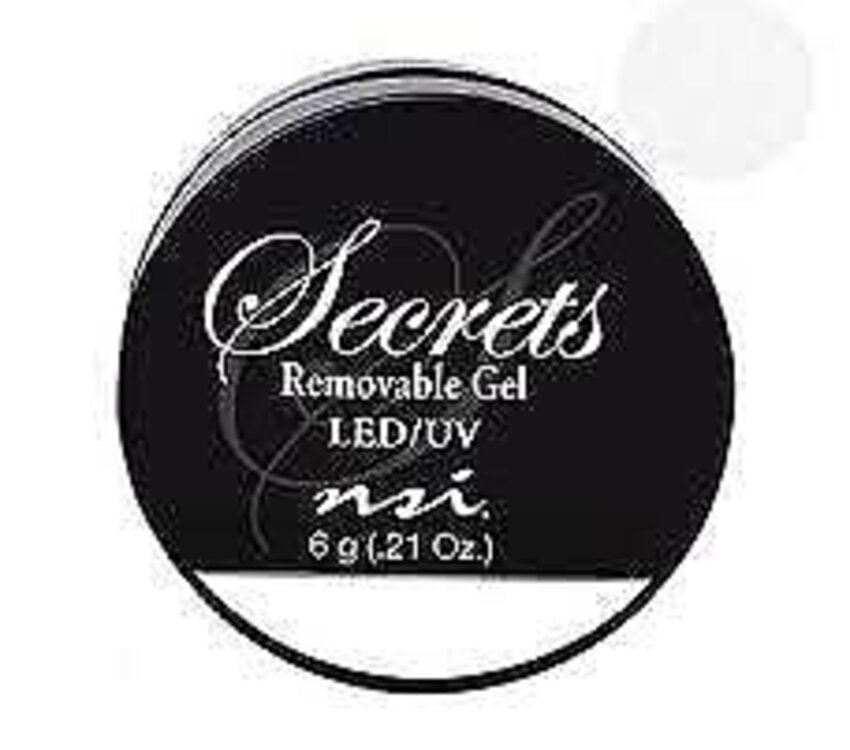 NSI Secrets Removable Gel Brush on White 6g