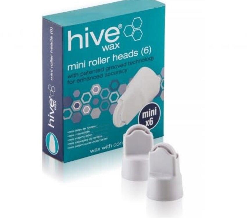 Hive Roller Heads Mini - Ideal For Eyebrows & Upper Lip 6pk