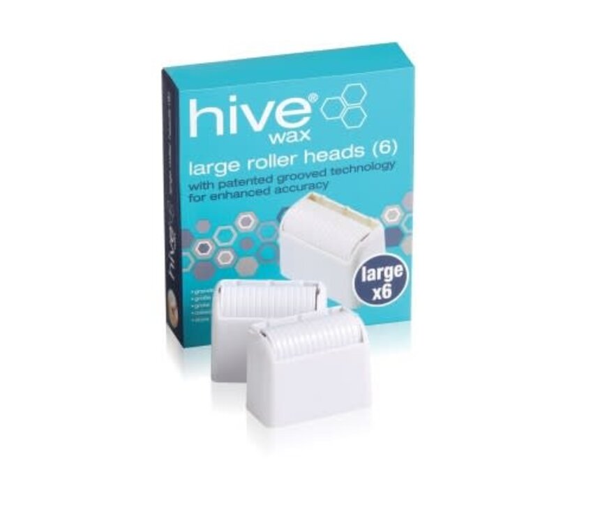 Hive Roller Heads Large - Ideal For Legs & Underarm 6pk