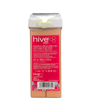 Hive Sensitive Crème Roller Wax 100g - Large Fixed Head