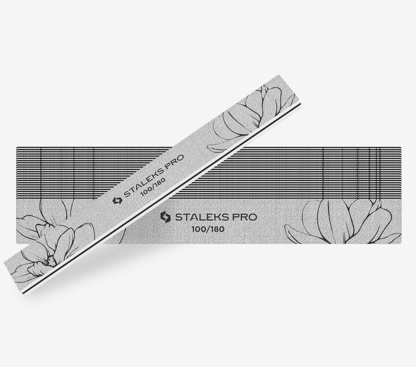 Staleks Straight nail files 100/180 25pack