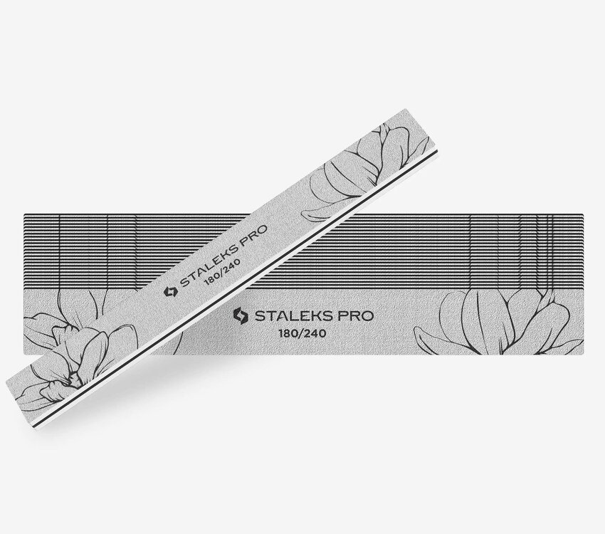 Staleks Straight nail files 180/240 25pack