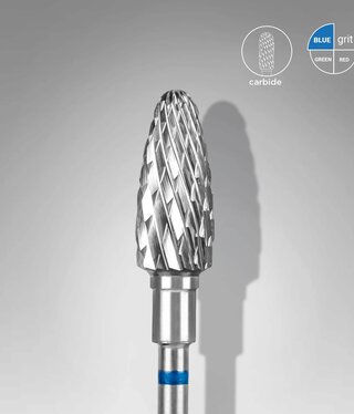 Staleks Carbide Corn Blue Bit 6mm / 14mm