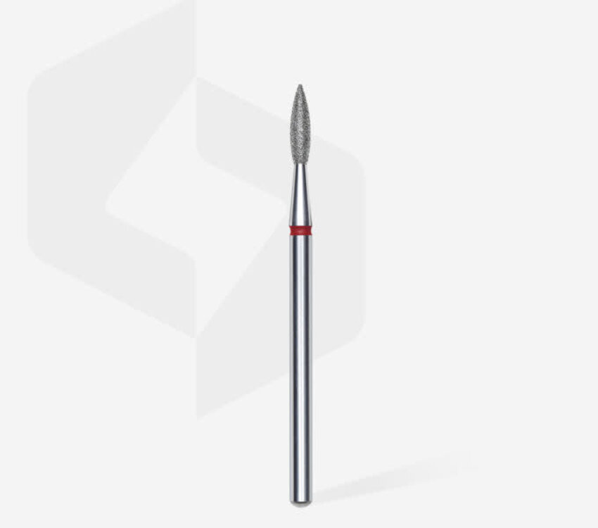 Staleks Diamond pointed flame red bit EXPERT 2,1 mm / 8 mm