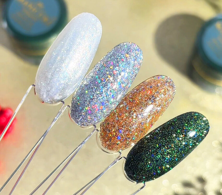 The manicure Company Mistletoe Lodge 4 Gel Cream Pots