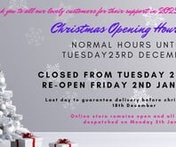 Christmas Hours
