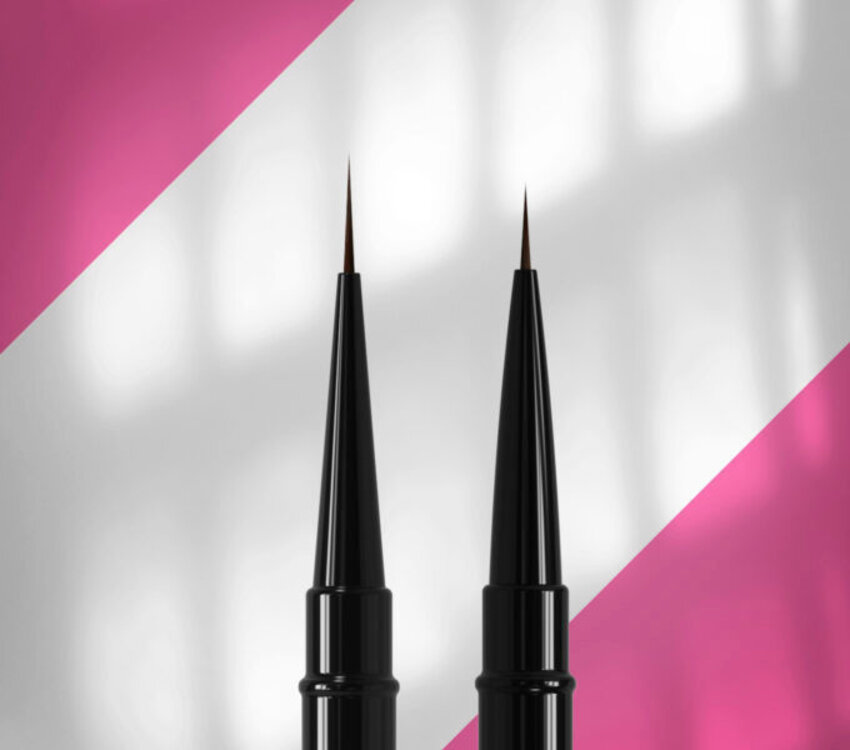 Staleks Double-ended brush EXPERT liner 7 mm / liner 10 mm