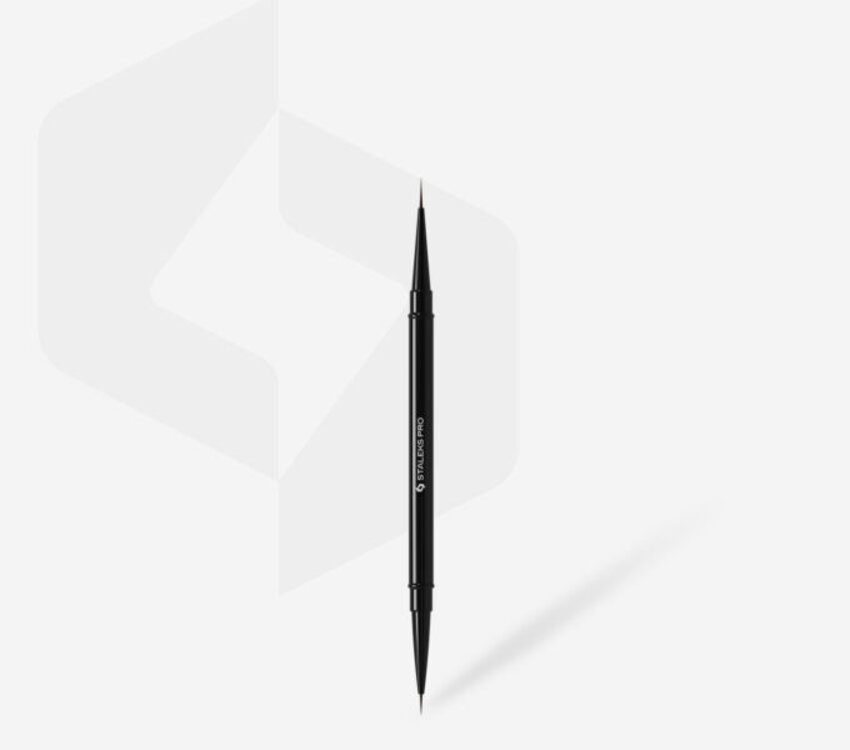 Staleks Double-ended brush EXPERT liner 7 mm / liner 10 mm