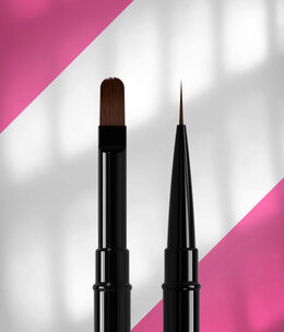 Staleks Double-ended brush EXPERT liner 10 mm / for gel 11mm