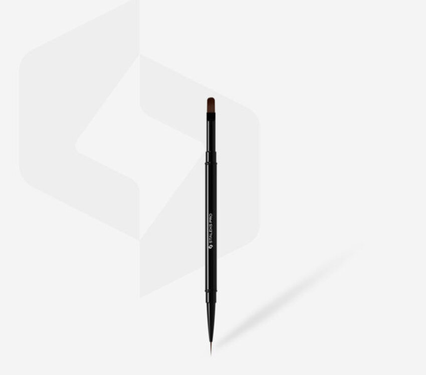 Staleks Double-ended brush EXPERT liner 10 mm / for gel 11mm