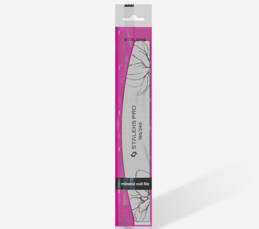 Staleks Crescent mineral nail file EXPERT 40 180/240 grit 1PC