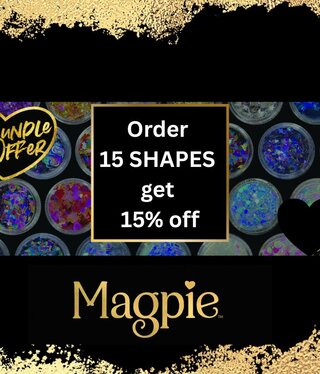 Magpie Bundle offer 15 Magpies Shapes Get 15% off