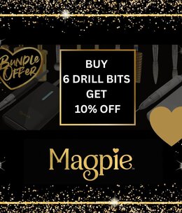 Magpie Bundle offer 6 Magpies Drill Bits Get 10% off