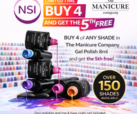 Buy 4 Manicure Company Gel Polishes Get 5th FREE