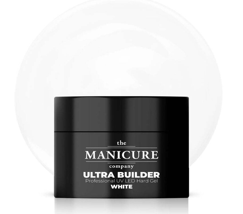 The manicure Company Ultra Builder Professional UV LED Hard Gel White - 30g