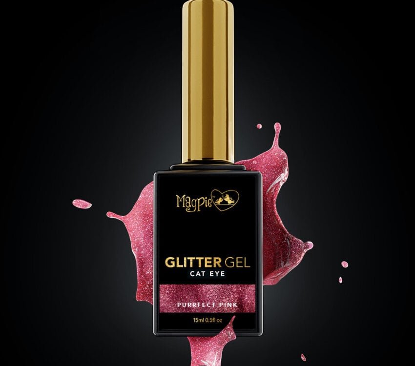 Magpie PURRFECT PINK (CAT EYE) gel polish