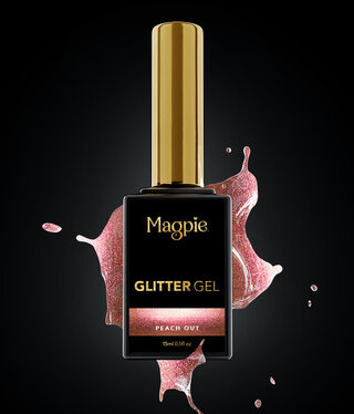 Magpie Glitter Gel Peach Out UV/LED 15ml