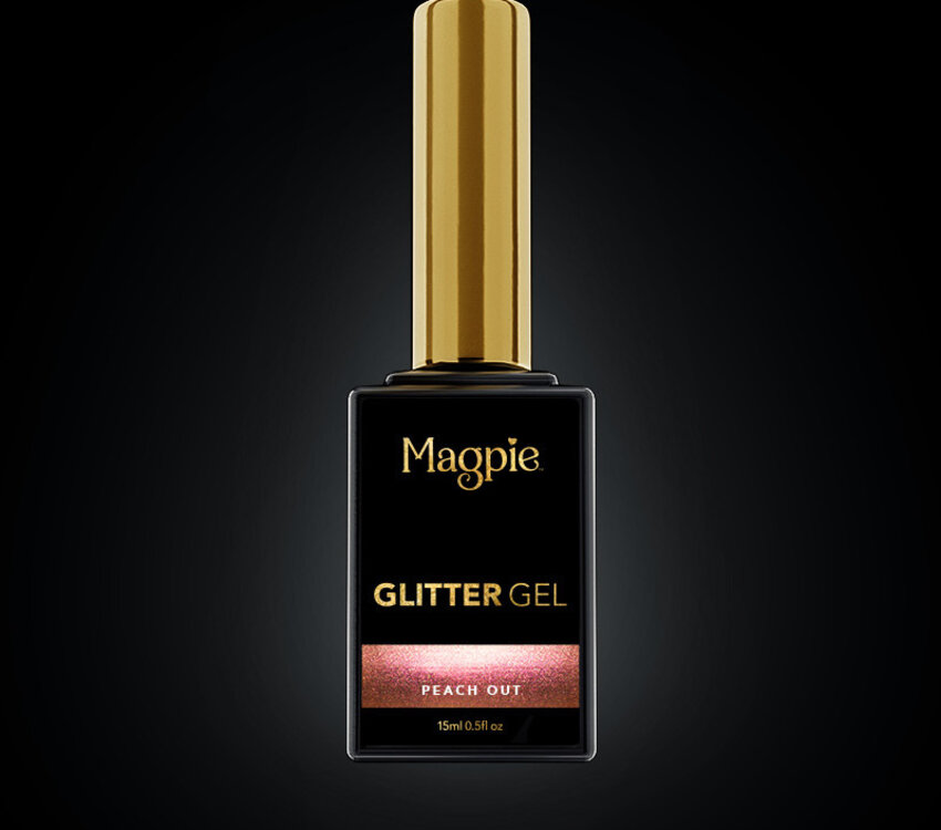 Magpie Glitter Gel Peach Out UV/LED 15ml