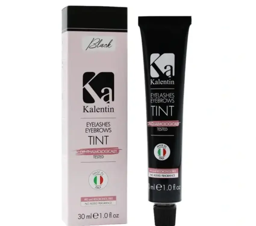 Kalentin Premium Eyebrow & Eyelash Tint - Black 30ml