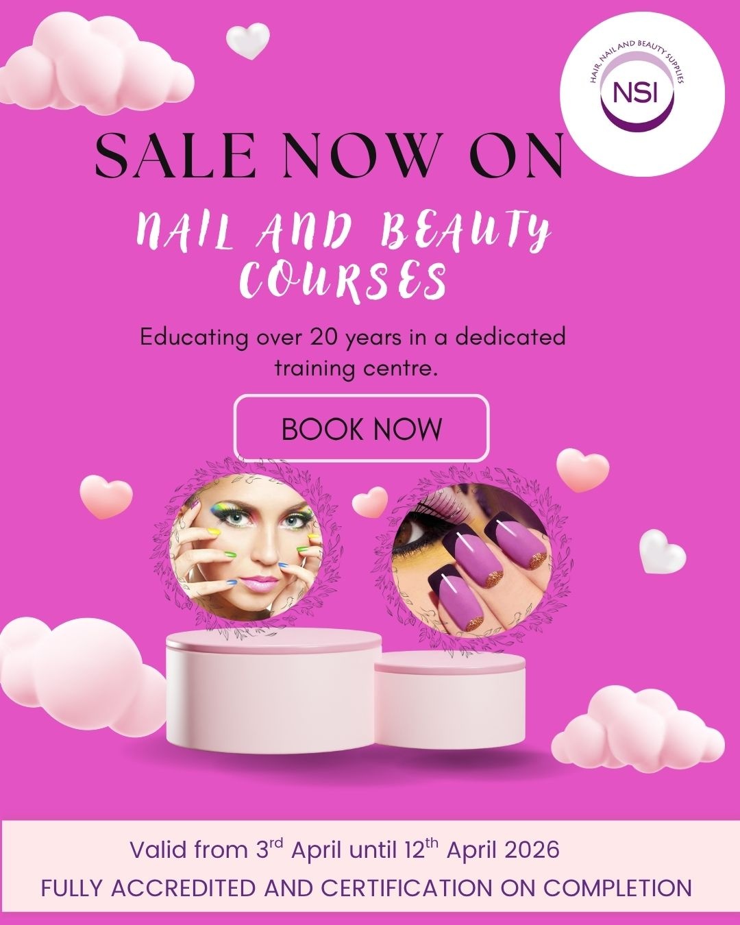 Accredited Nail & Beauty Course Sale Now On