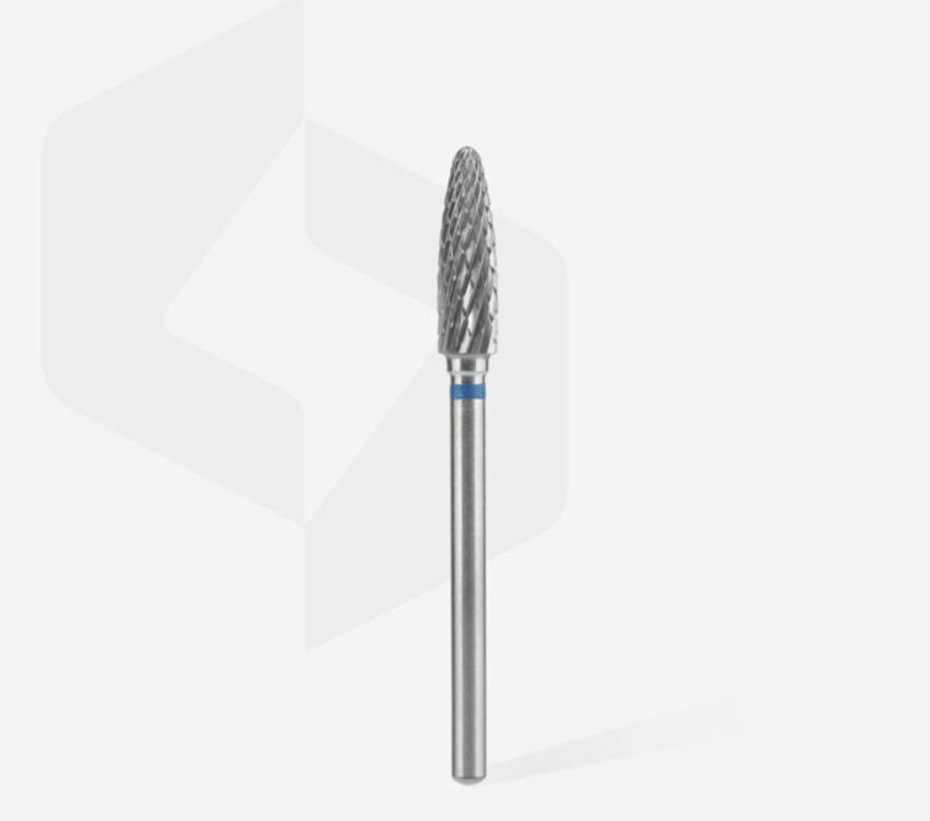 Staleks Carbide nail drill bit corn blue 4 mm / 14 mm