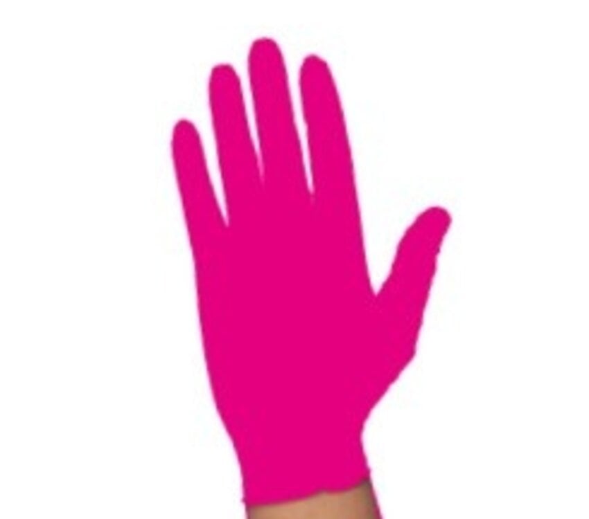 Gentle Touch Pink Nitrile Gloves Small 100pack
