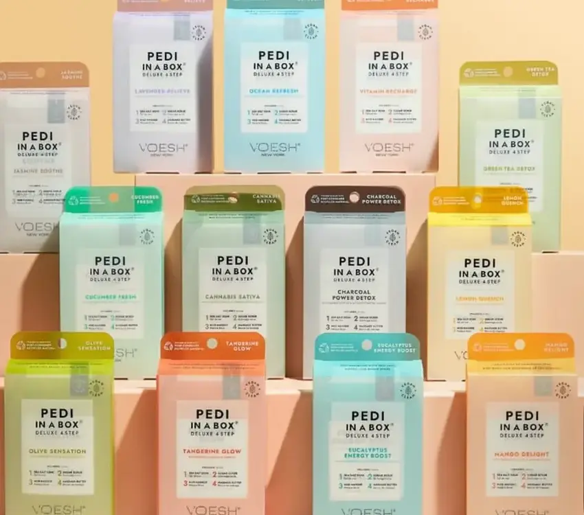 Voesh Voesh Salon Pack 4 step pedi in box 100 Pieces