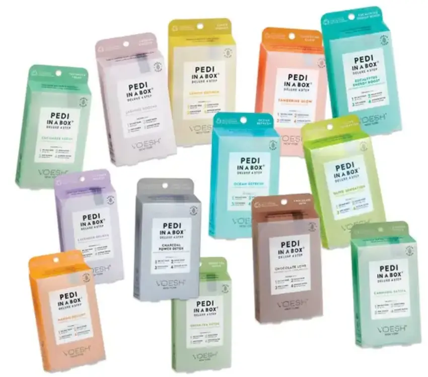 Voesh Voesh Salon Pack 4 step pedi in box 100 Pieces