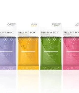 Voesh Salon Pack  Pedi in a Box 3 Step 100 Piece
