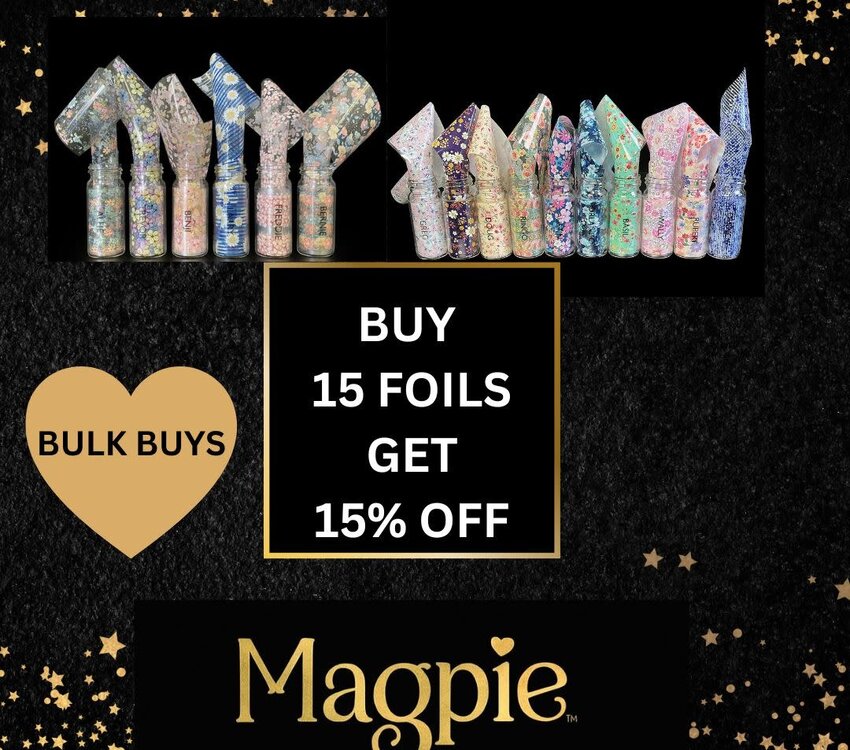Magpie Bundle Offer Buy 15 Foils Get 15% Off