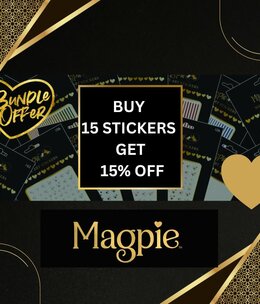 Magpie Bundle Offer 15 Magpies Stickers Get 15% Off