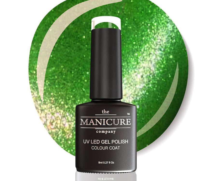 The manicure Company Green Glitch 367 - Magnetic Gel Nail Polish 8ml