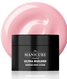 The manicure Company Ultra Builder Professional UV LED Hard Gel Medium Pink Cover- 50g