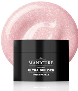 The manicure Company Ultra Builder Professional UV LED Hard Gel Rose Sparkle- 50g