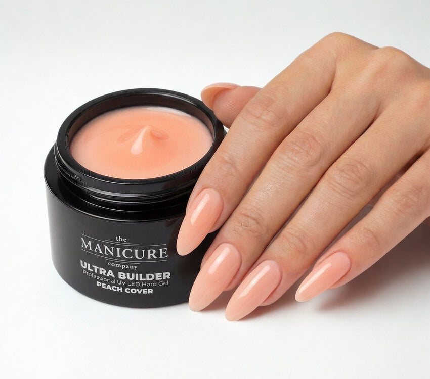 The manicure Company Ultra Builder Professional UV LED Hard Gel Peach Cover - 50g