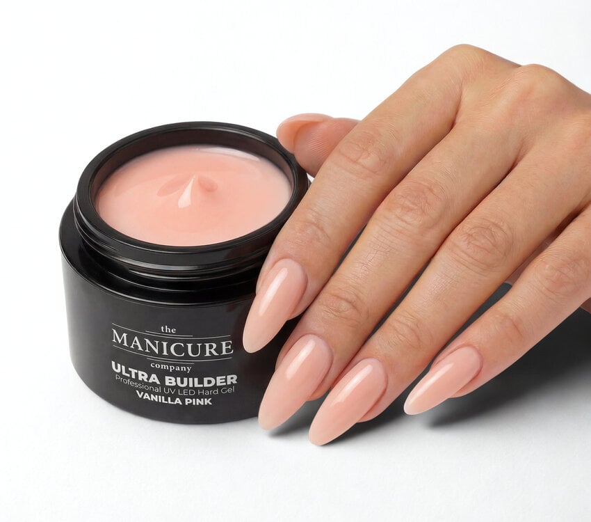 The manicure Company Ultra Builder Professional UV LED Hard Gel Vanilla Pink- 50g