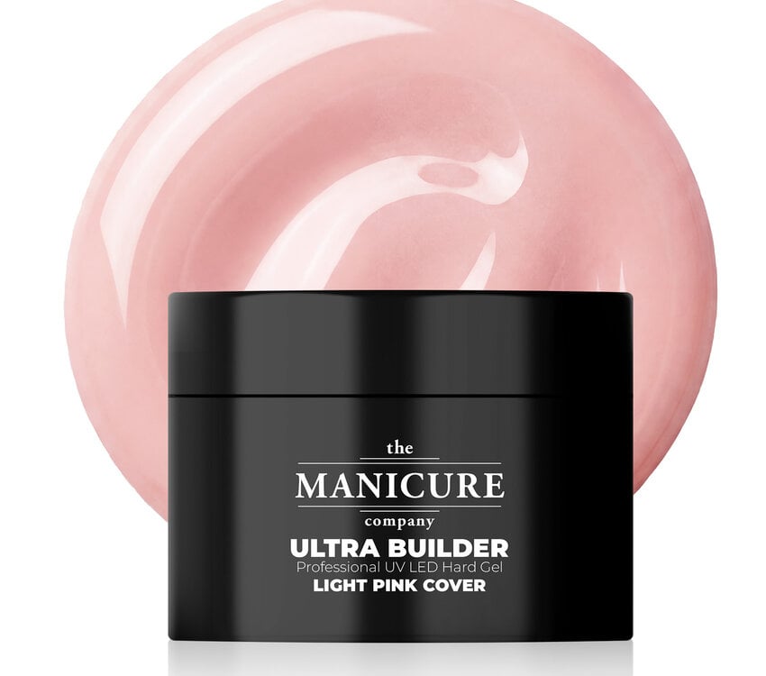 The manicure Company Ultra Builder Professional UV LED Hard Gel Light Pink Cover - 50g