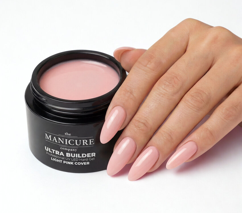 The manicure Company Ultra Builder Professional UV LED Hard Gel Light Pink Cover - 50g