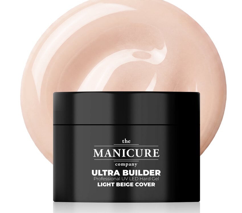 The manicure Company Ultra Builder Professional UV LED Hard Gel Light Beige Cover- 50g