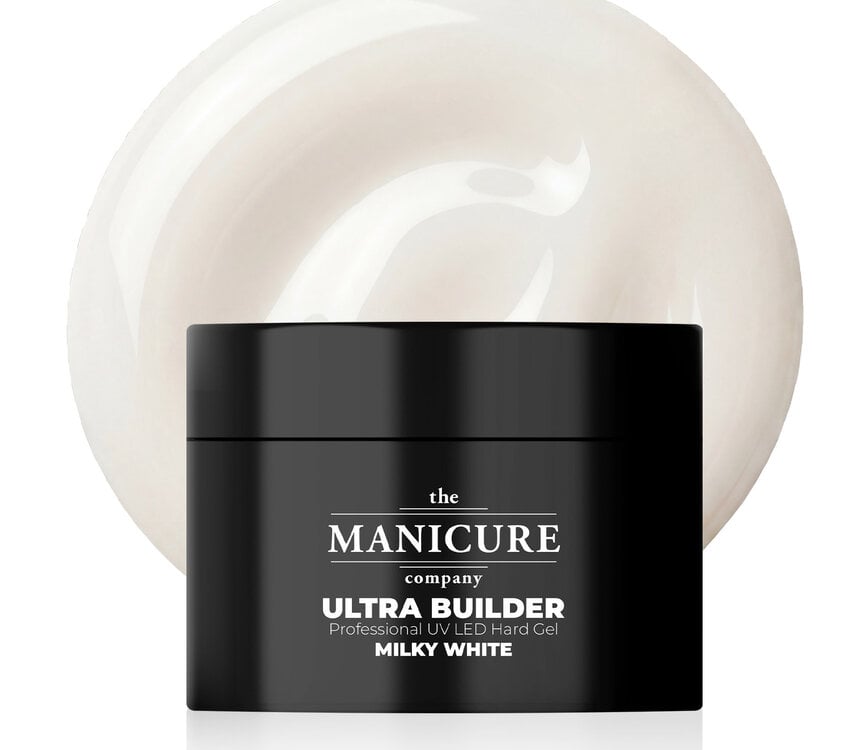 The manicure Company Ultra Builder Professional UV LED Hard Gel Milky White - 50g