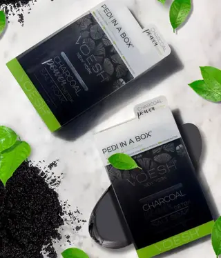 Voesh Buy 1 Get 1 FREE Voesh Pedi in a box Charcoal