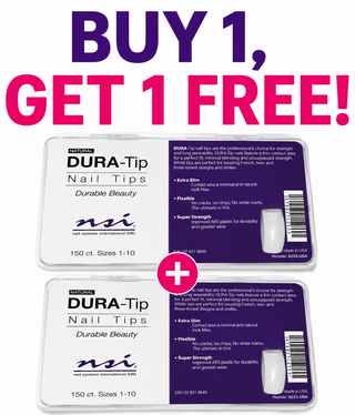 NSI Buy 1 Get 1 free Dura Tip Natural Size 1-10 150ct