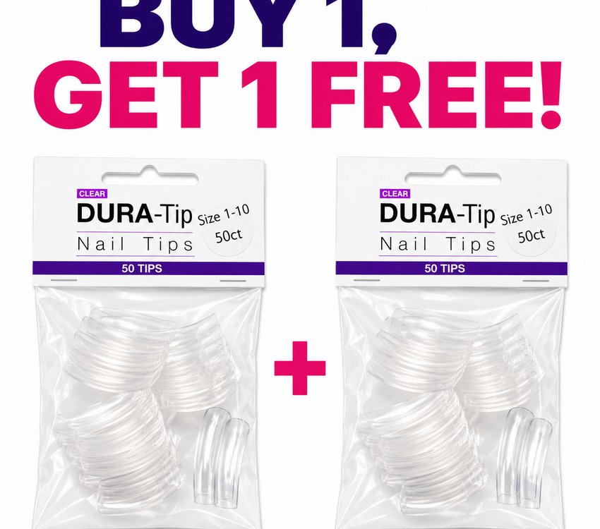 NSI Buy 1 Get 1 FREE Dura Tip Clear Size 1-10 50ct