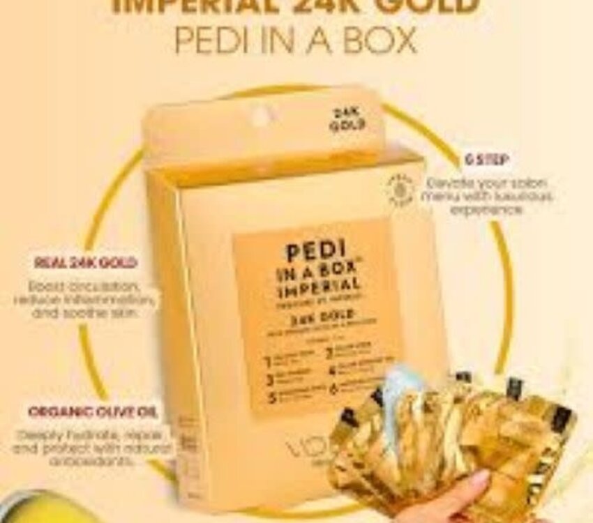 Voesh Pedi in a Box Imperial 24k Gold 6 Step