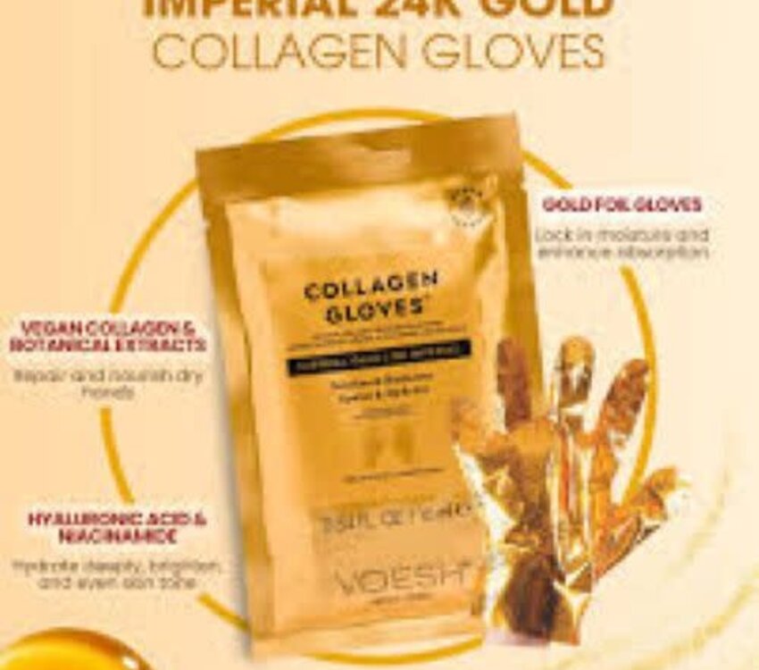 Voesh Collagen Gloves Imperial Gold