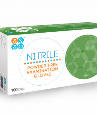 Nitrile Gloves Black Medium 100pk