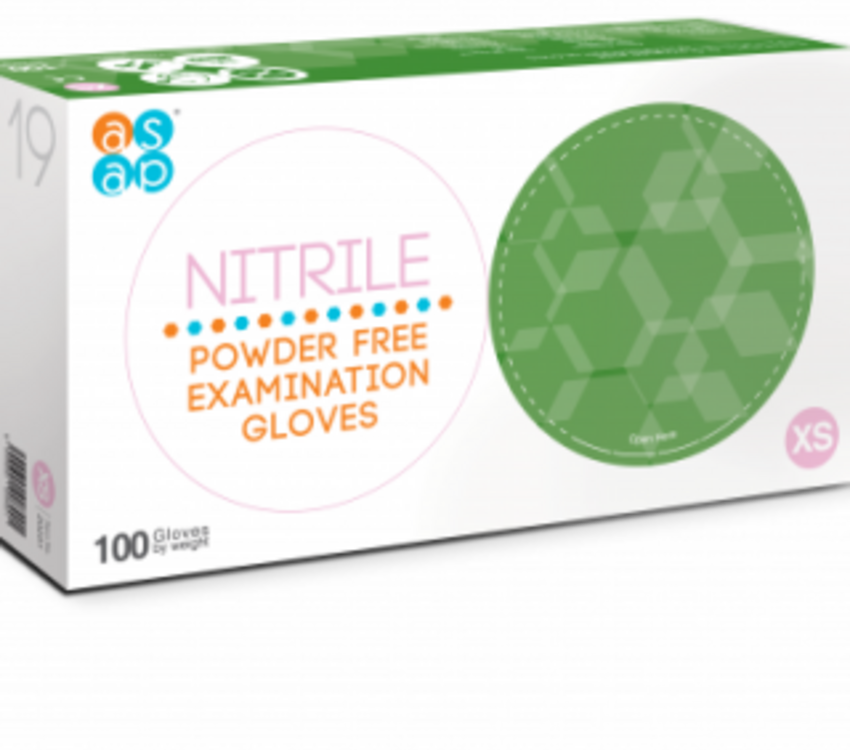 Nitrile Gloves Pink X-Small 10 x100pk