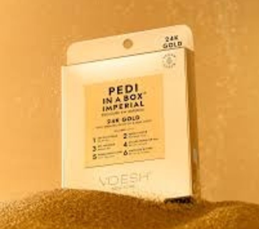 Voesh Pedi in a Box Imperial 24k Gold 6 Step