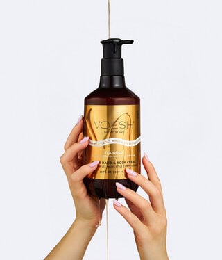 Voesh Vegan Hand & Body Creme  24k Gold 28fl.oz