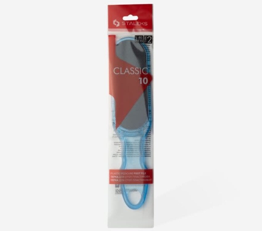 Staleks Plastic foot file CLASSIC 10 TYPE 2 (80/120 grit)